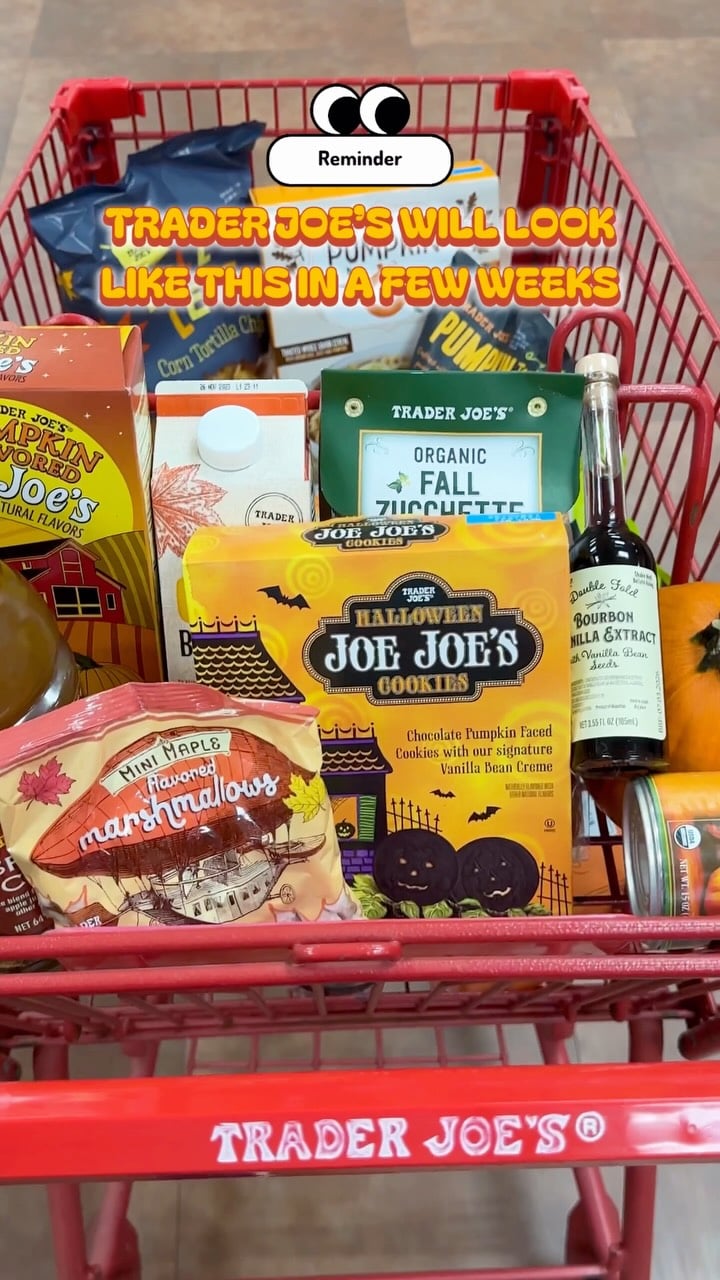 Trader Joe’s fall drops are coming sooner than you think and consider this your vegan autumn preview. 🎃🛒🍂

The Halloween Joe Joe’s got pulled right after they released last year due to quality issues so hopefully that’s been fixed for this year. Not sure if everything else is returning as they like to discontinue things on the regular, but most should be back and hopefully some new things are in the works (vegan Halloween marshmallow peeps-style treats I hope!). 

SAVE this for your fall run when the time comes! Generally, items start coming out end of August with their “pumkinpalooza” date being sometime around the first week of September traditionally so it could coincide with Labor Day week!