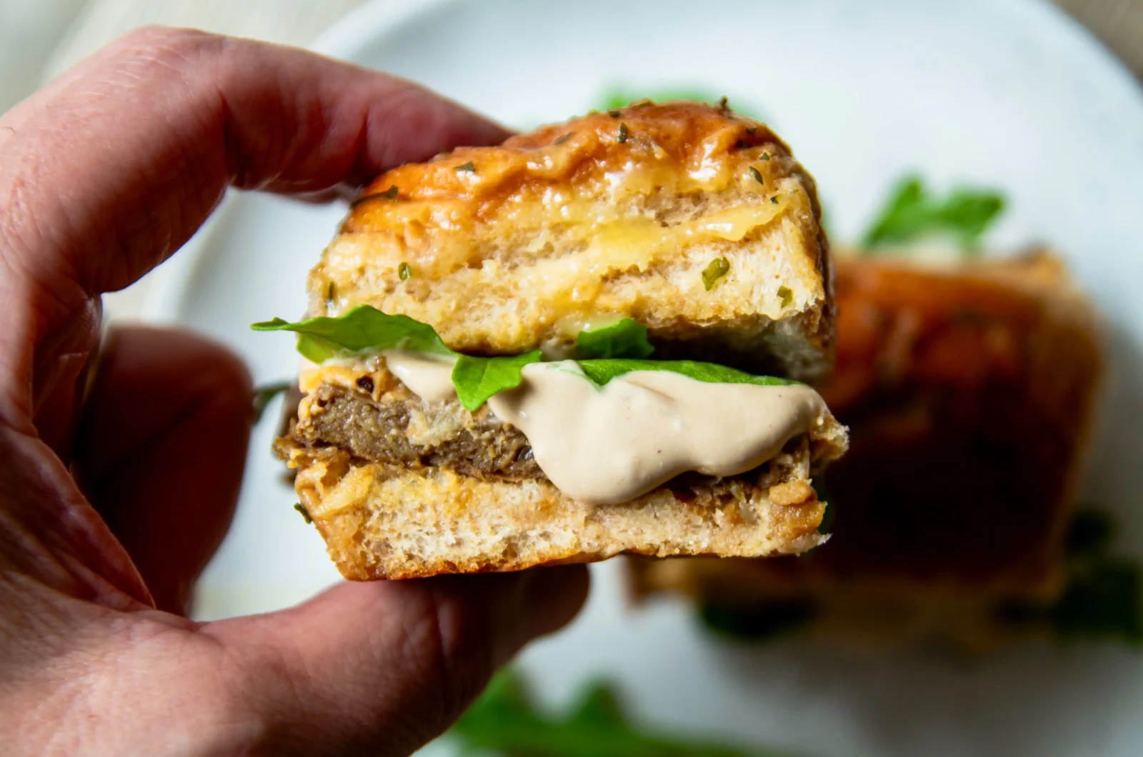 Vegan French Onion Soup Sliders