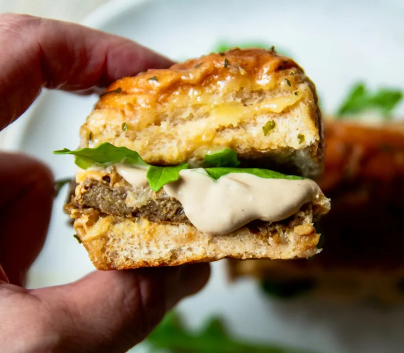 Vegan French Onion Soup Sliders