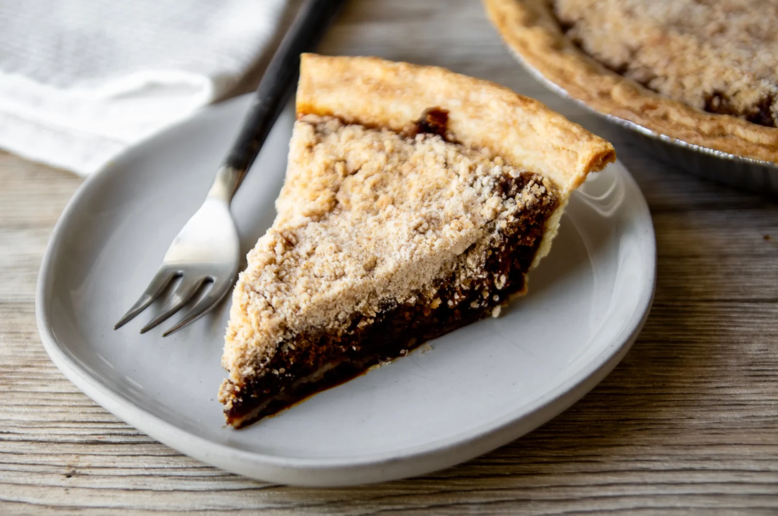 Vegan Wet-Bottom Shoofly Pie
