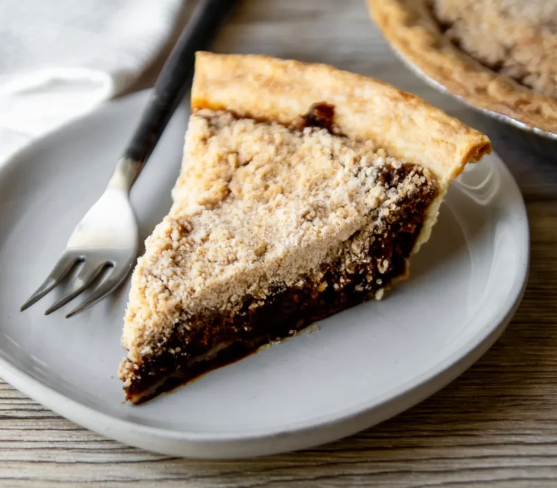 Vegan Wet-Bottom Shoofly Pie